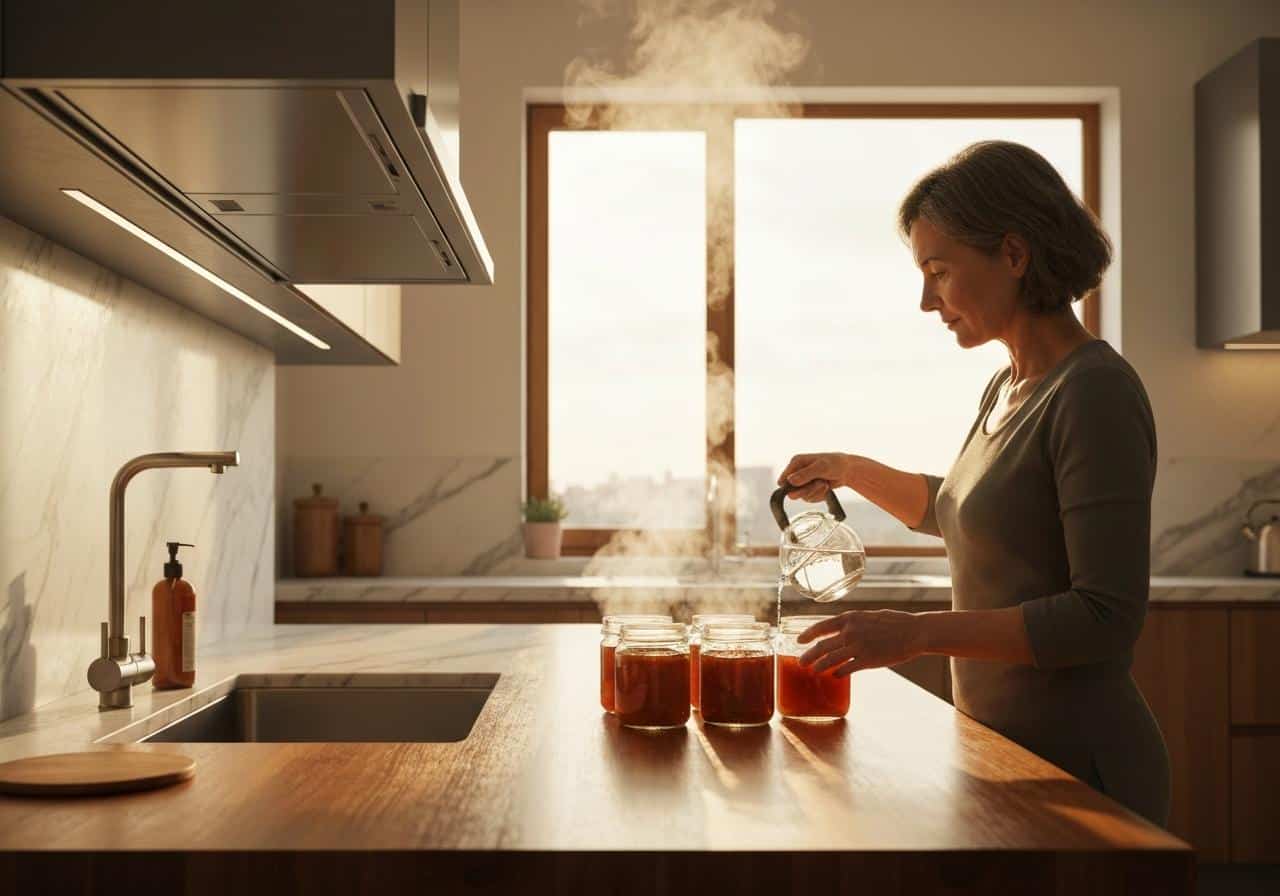 comment stériliser des pots de confiture