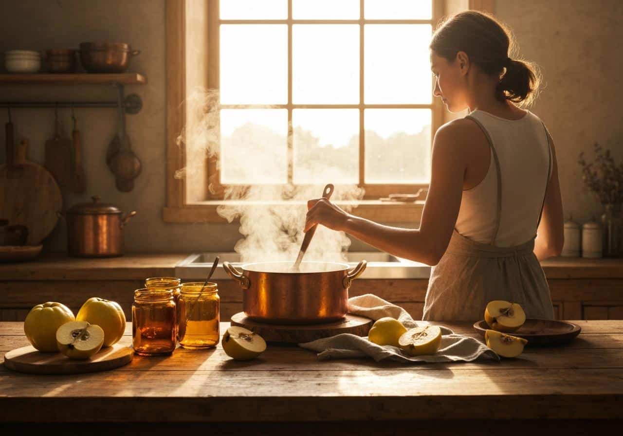 confiture de coing peu sucrée​