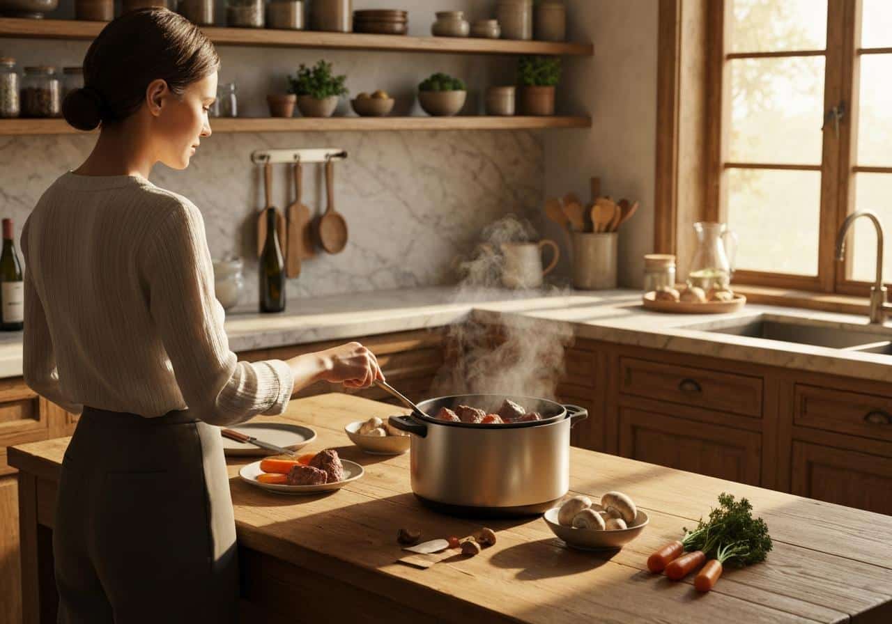 recette bourguignon cookeo sans vin​