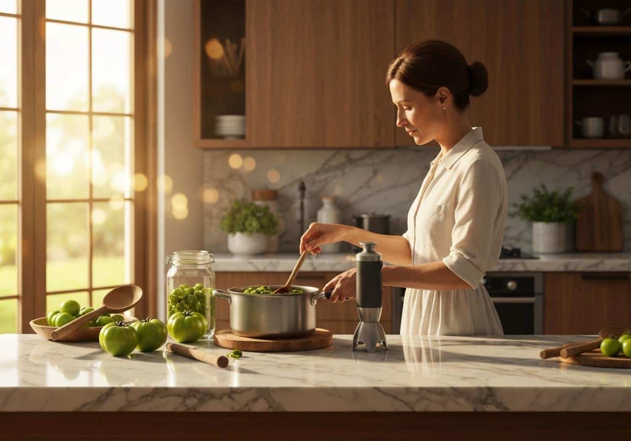 faut il mixer la confiture de tomates vertes