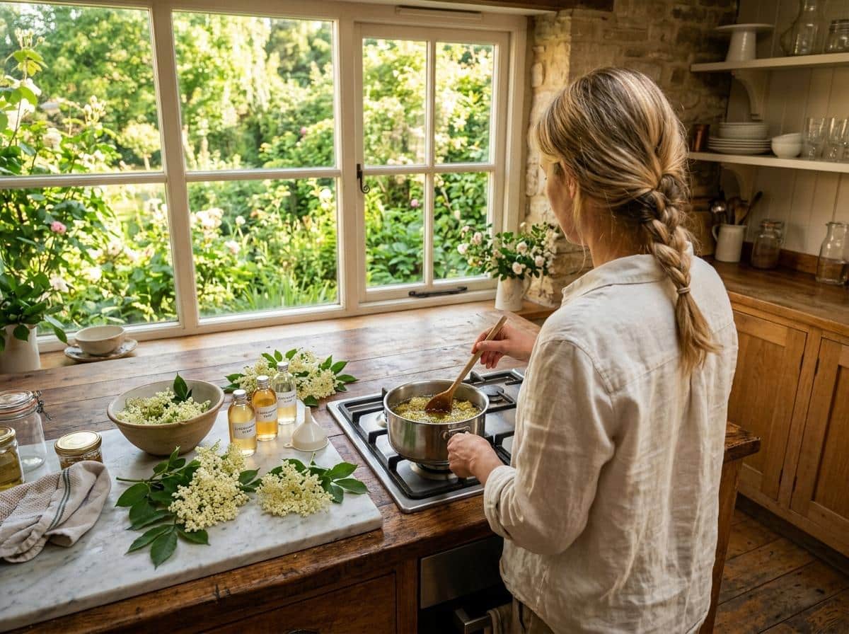 Quelle est la recette du sirop de sureau maison ?