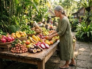 Pouvez-vous donner quelques exemples de fruits tropicaux ?