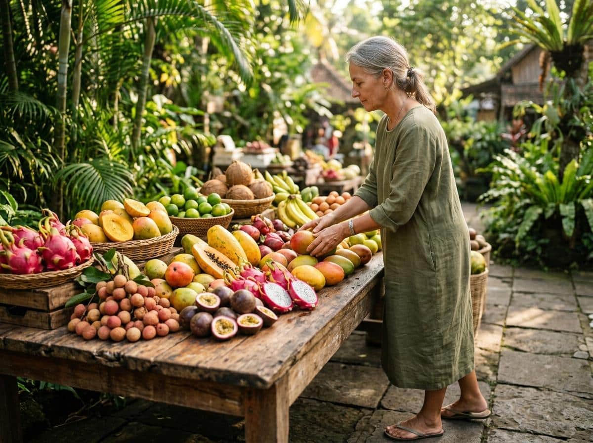 Pouvez-vous donner quelques exemples de fruits tropicaux ?