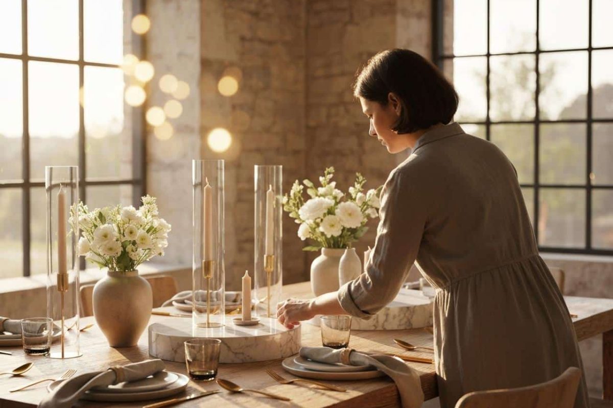 Quelles sont quelques idées pour décorer une table ?