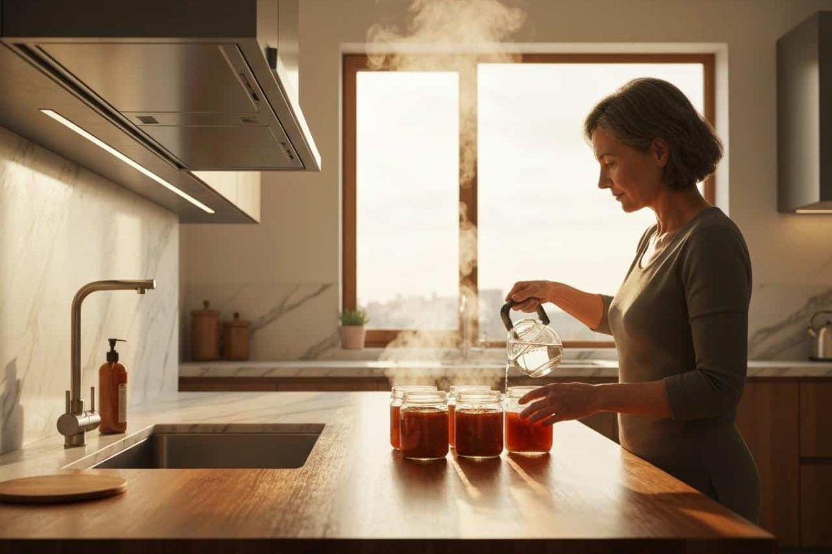 comment stériliser des pots de confiture
