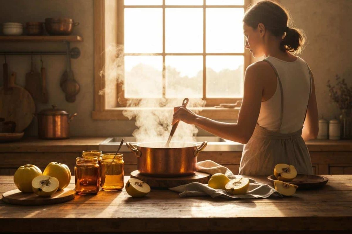 confiture de coing peu sucrée​