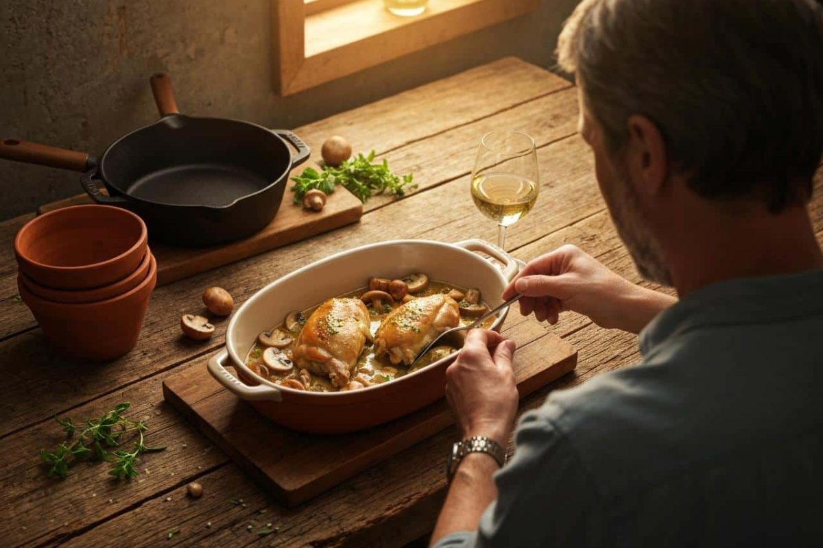 recette lapin cookeo vin blanc​